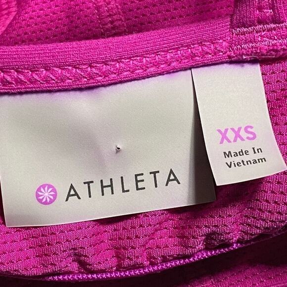 Athleta Strappy Purple Hyper Focus Padded Criss Cross Back Sports Bra XXS - Picture 6 of 10